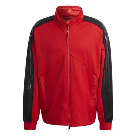 adidas jacke rot mit schwarzen streifen|Rote Jacken .